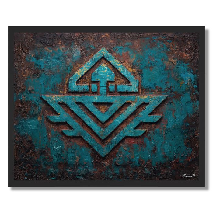 LUMINOUS GLYPH - FRAMED