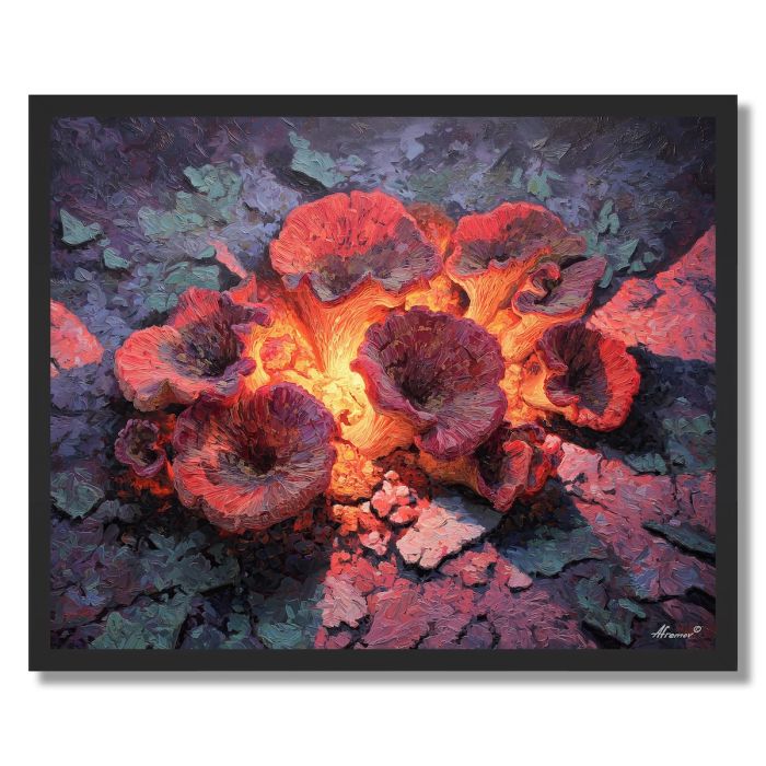 MOLTEN BLOOM - FRAMED