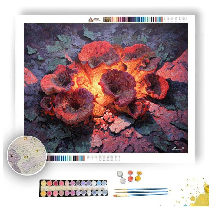 MOLTEN BLOOM - Paint by Numbers Full Kit