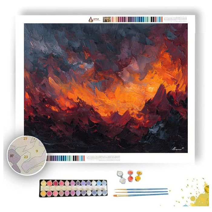 MOLTEN CROWN 3 - Paint by Numbers Full Kit