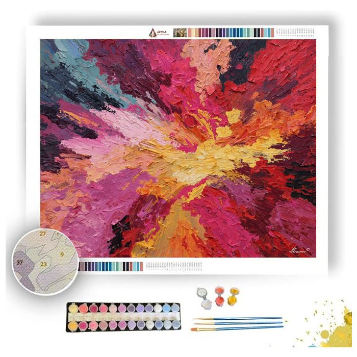 MOLTEN FORM - Paint by Numbers Full Kit