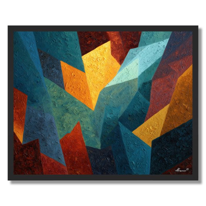 MOLTEN PATTERN 2 - FRAMED