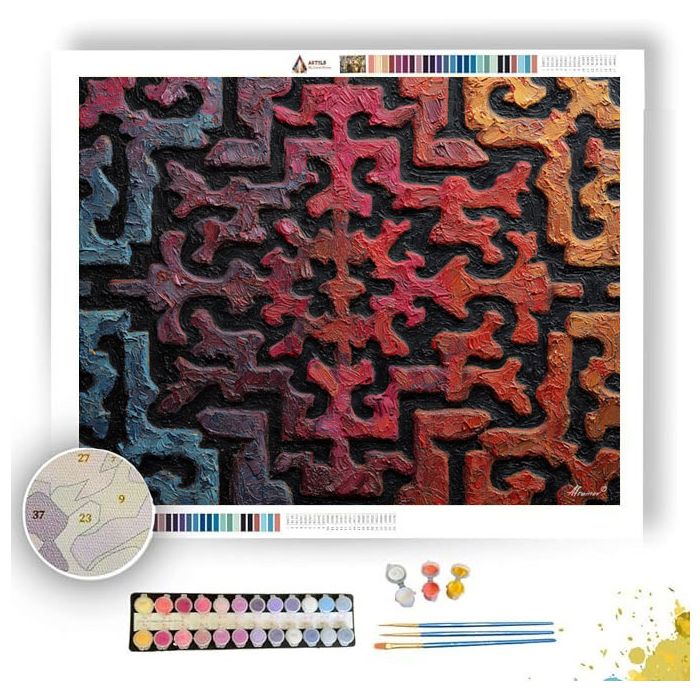 MOLTEN RITUAL 1 - Paint by Numbers Full Kit