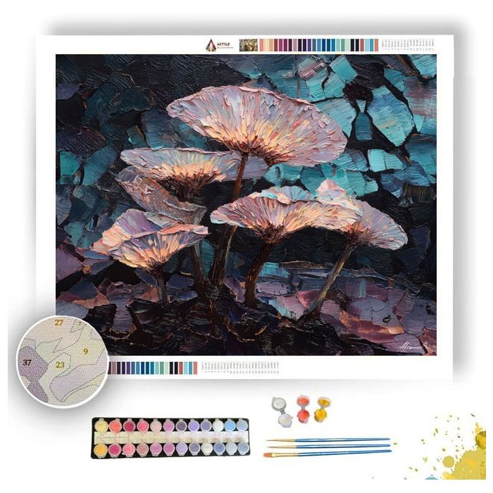 OBSIDIAN BLOOM 3 - Paint by Numbers Full Kit