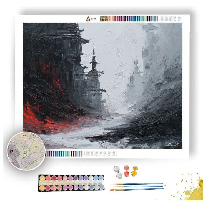 OBSIDIAN CROWN 1 - Paint by Numbers Full Kit