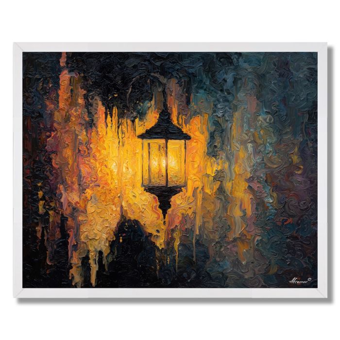 OBSIDIAN LANTERN 1 - FRAMED