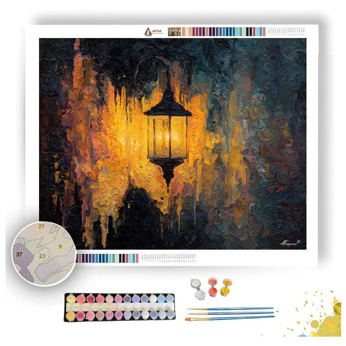 OBSIDIAN LANTERN 1 - Paint by Numbers Full Kit