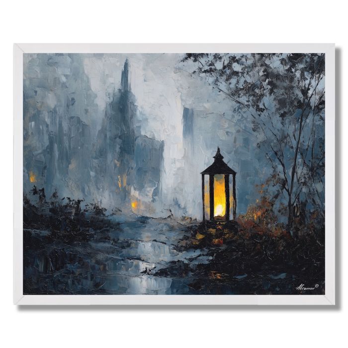 OBSIDIAN LANTERN 2 - FRAMED