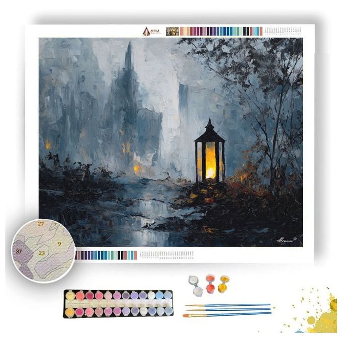OBSIDIAN LANTERN 2 - Paint by Numbers Full Kit