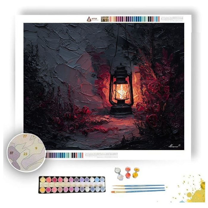 OBSIDIAN LANTERN 3 - Paint by Numbers Full Kit
