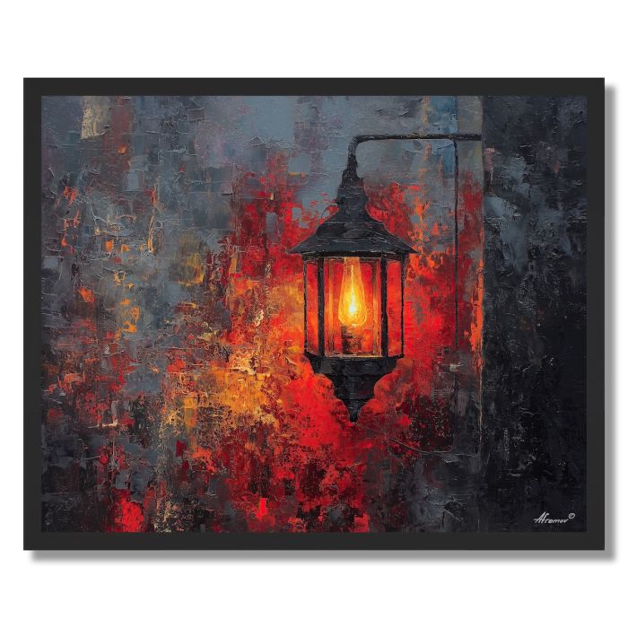 OBSIDIAN LANTERN 4 - FRAMED