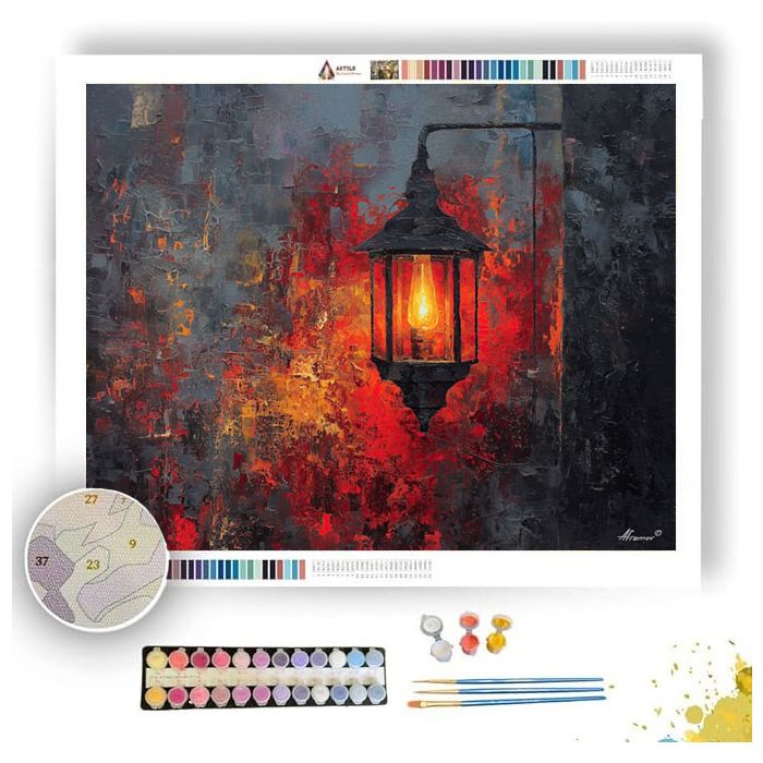 OBSIDIAN LANTERN 4 - Paint by Numbers Full Kit