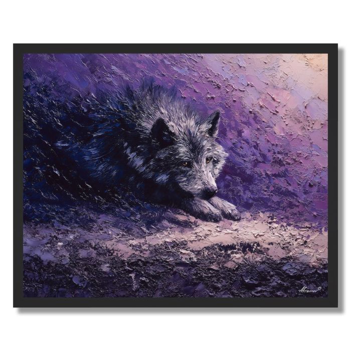 OBSIDIAN MANE 1 - FRAMED