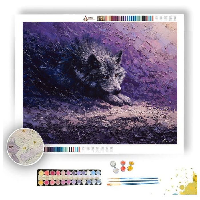 OBSIDIAN MANE 1 - Paint by Numbers Full Kit