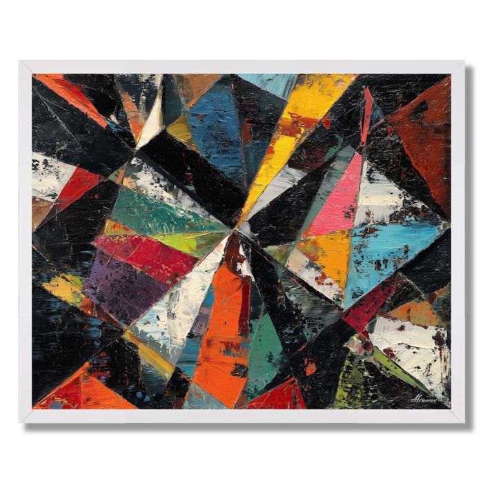 OBSIDIAN PATTERN 1 - FRAMED