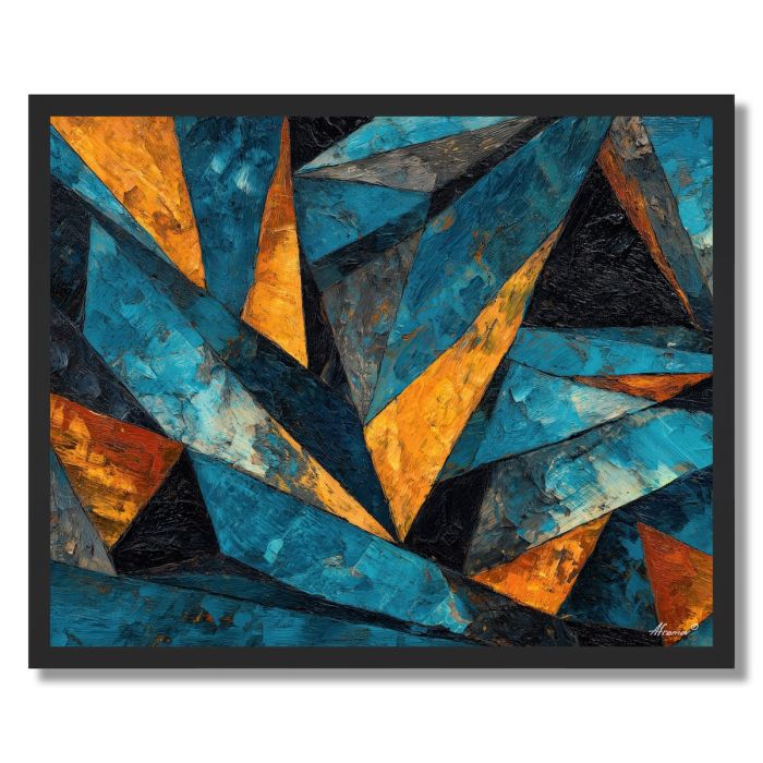 OBSIDIAN PATTERN 2 - FRAMED