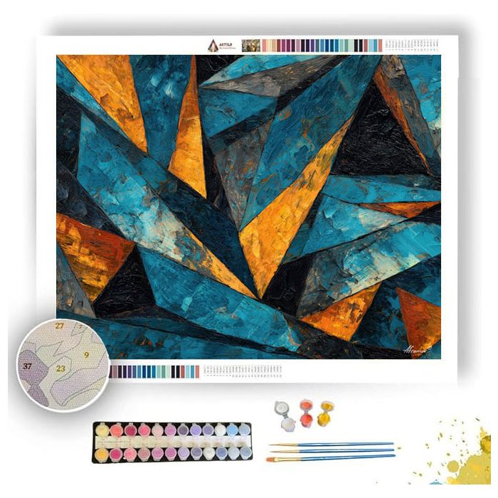 OBSIDIAN PATTERN 2 - Paint by Numbers Full Kit