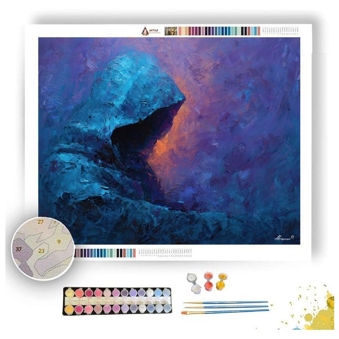 OBSIDIAN VEIL - Paint by Numbers Full Kit