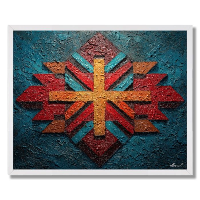 RADIANT GLYPH - FRAMED