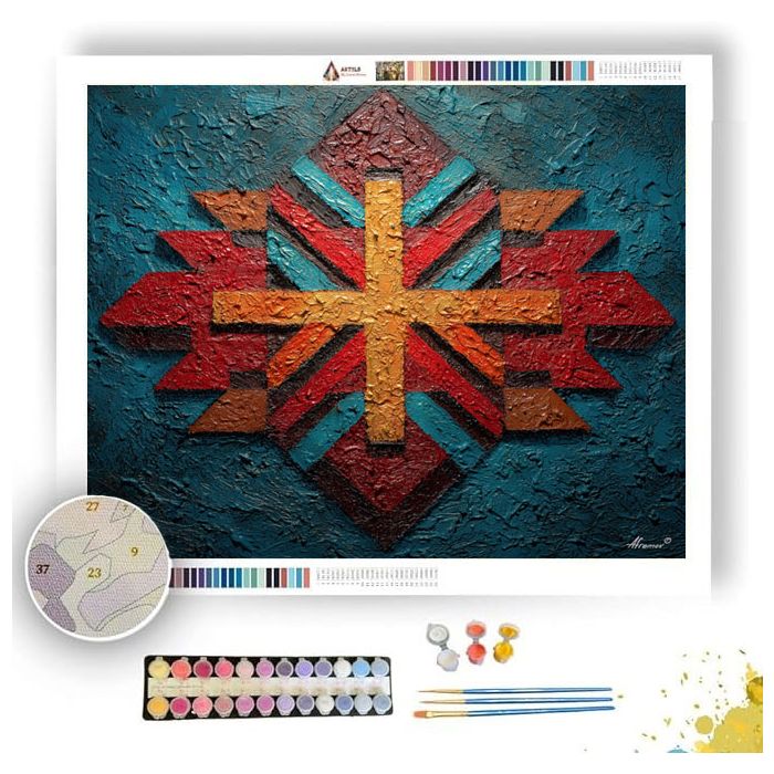 RADIANT GLYPH - Paint by Numbers Full Kit