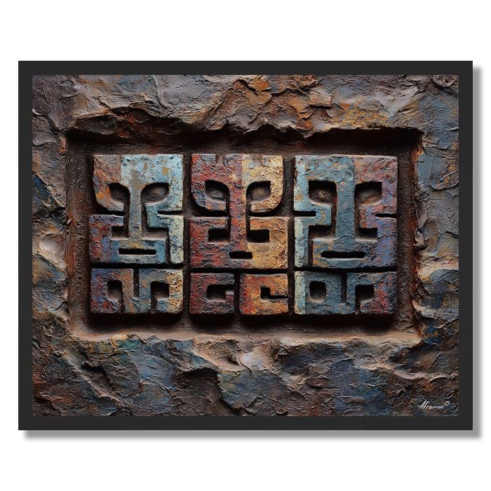 SACRED GLYPH 1 - FRAMED