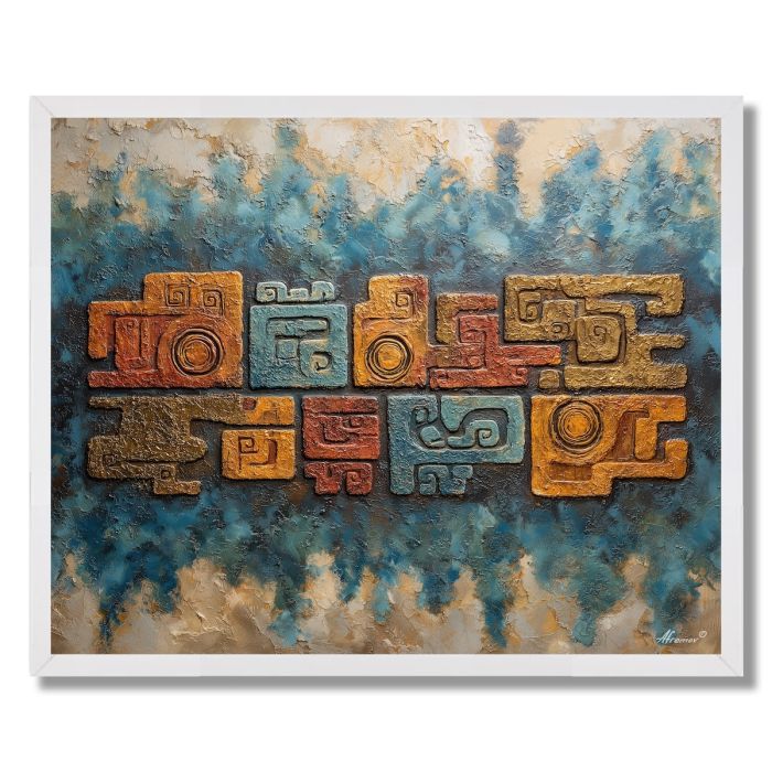 SACRED GLYPH 2 - FRAMED