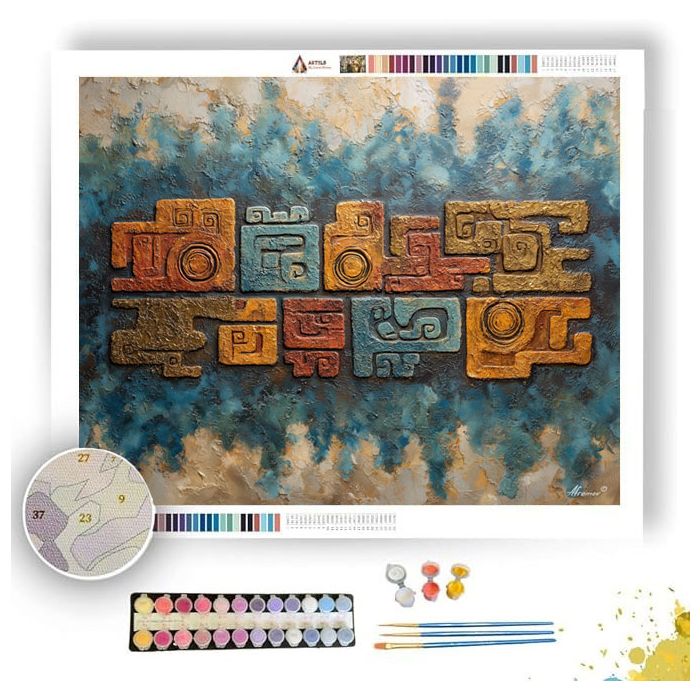 SACRED GLYPH 2 - Paint by Numbers Full Kit