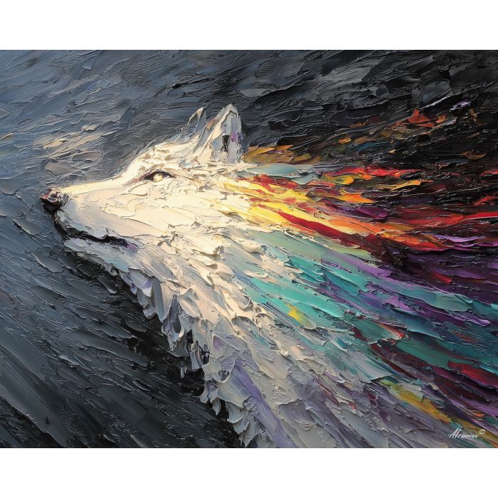 powerful, figure, emerging, textured, ground,, bright, palette knife, oil painting, textured impasto, layered pigment, dynamic strokes, sculpted paint, expressive surface, abstract detail, rich color, chromatic texture