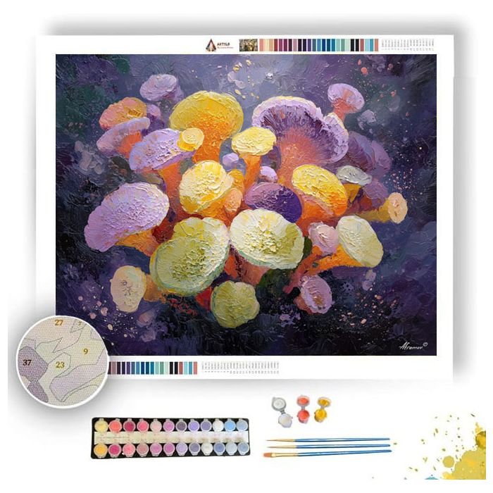 SHATTERED BLOOM 1 - Paint by Numbers Full Kit