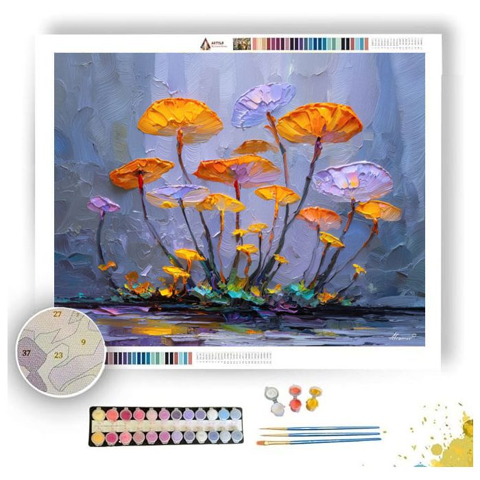 SHATTERED BLOOM 4 - Paint by Numbers Full Kit