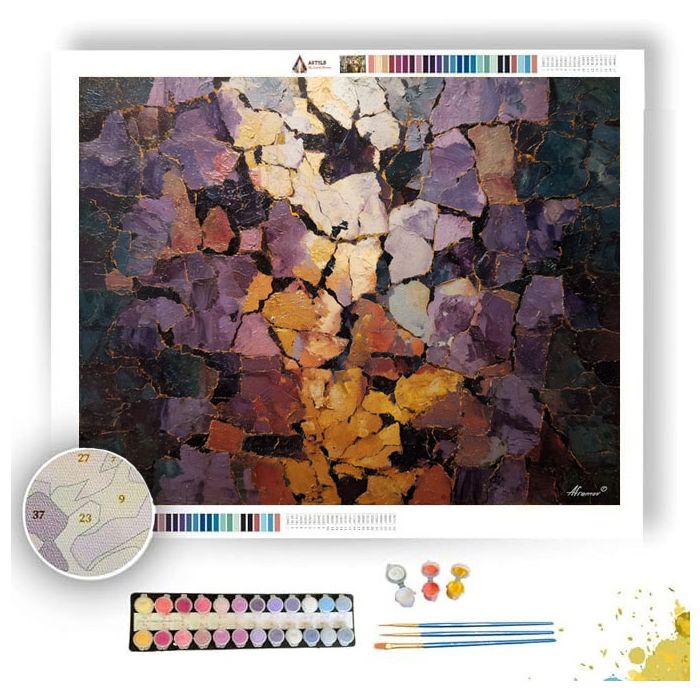 SHATTERED CROWN 1 - Paint by Numbers Full Kit