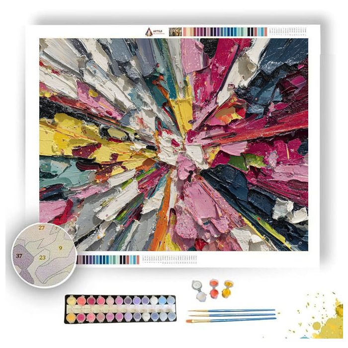 SHATTERED FORM - Paint by Numbers Full Kit