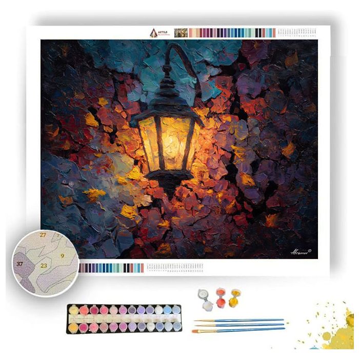 SHATTERED LANTERN 3 - Paint by Numbers Full Kit