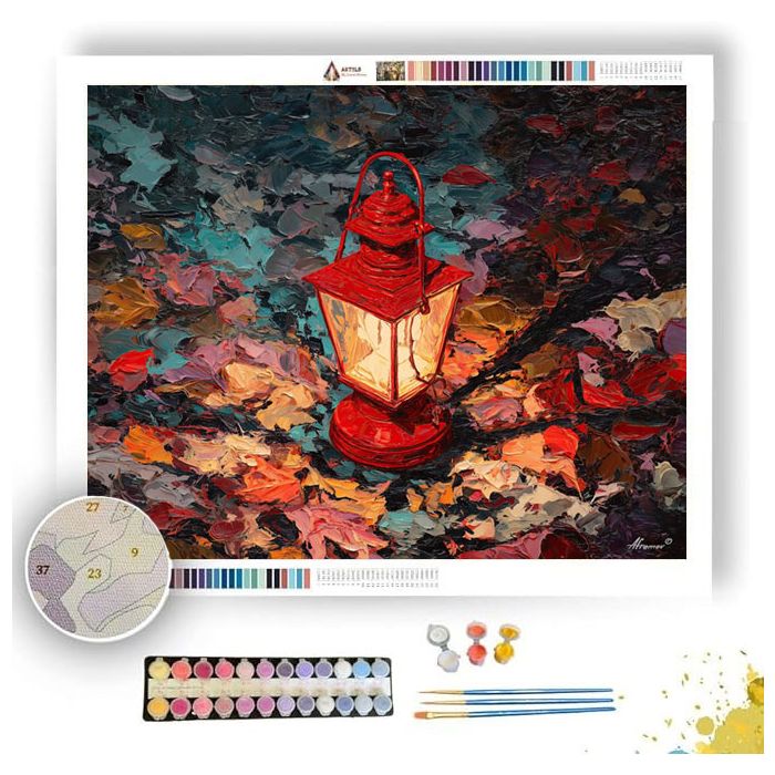 SHATTERED LANTERN 4 - Paint by Numbers Full Kit