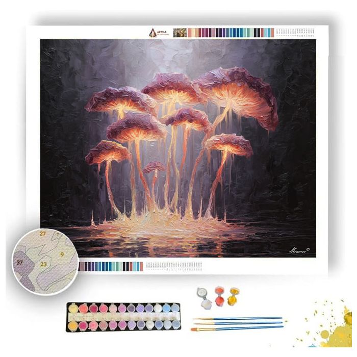 SILENT BLOOM 1 - Paint by Numbers Full Kit