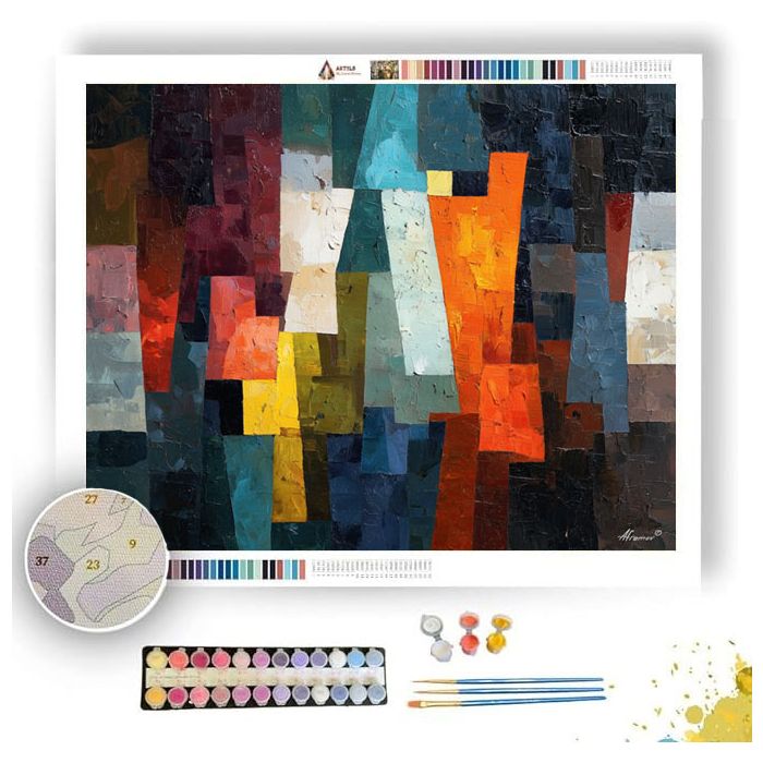 SILENT PATTERN 1 - Paint by Numbers Full Kit