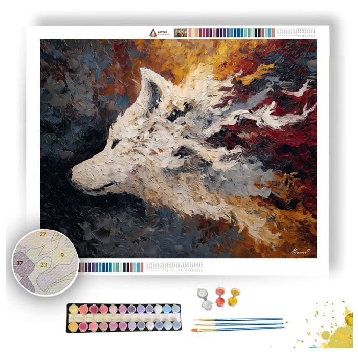 WILD MANE 4 - Paint by Numbers Full Kit