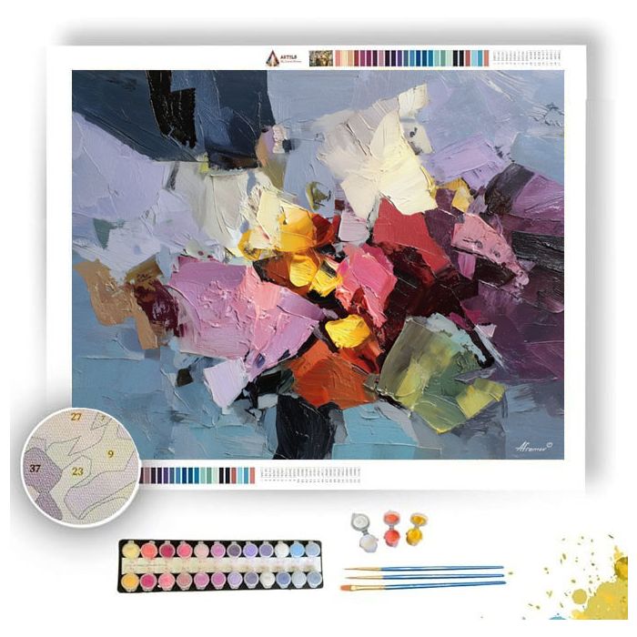 WILD PATTERN 1 - Paint by Numbers Full Kit