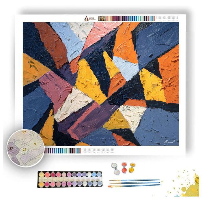 WILD PATTERN 2 - Paint by Numbers Full Kit