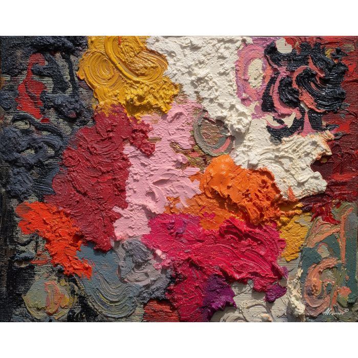 ornament, festival, pattern, color, temple, textile, warm, rhythm, culture, detail, palette knife, oil painting, impasto, texture, expressive, layered paint, dynamic light, atmospheric, color depth, art