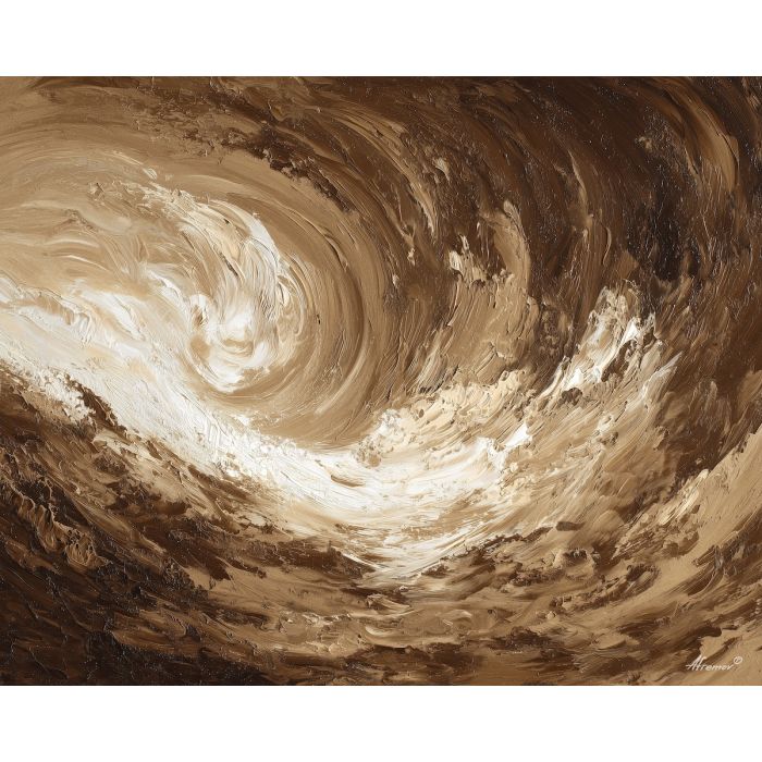 renaissance, geometry, anatomy, chalk, codex, proportion, study, spiral, draft, sepia, palette knife, oil painting, impasto, texture, expressive, layered paint, dynamic light, atmospheric, color depth, art