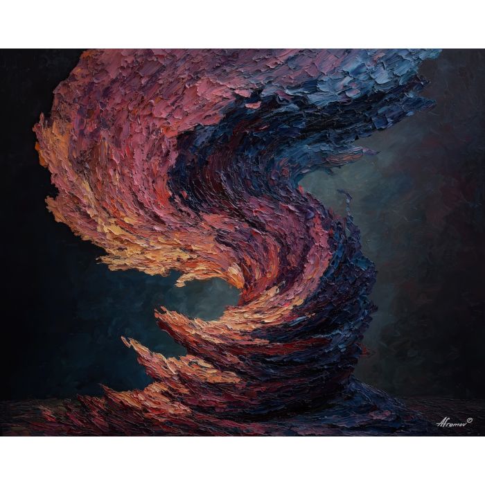 sculpture, marble, anatomy, chiaroscuro, form, muscle, monument, tension, gesture, light, palette knife, oil painting, impasto, texture, expressive, layered paint, dynamic light, atmospheric, color depth, art