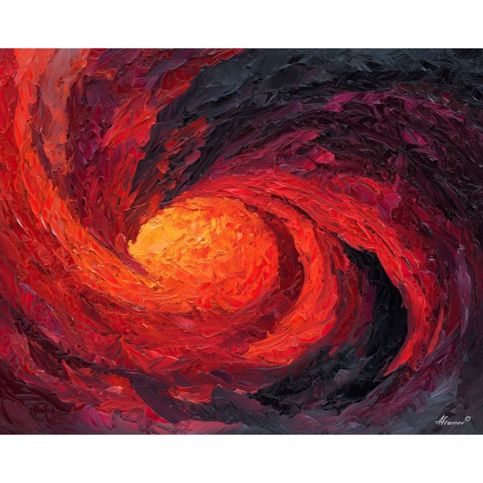 heart, emotion, warmth, pulse, red, connection, vein, core, intimacy, glow, palette knife, oil painting, impasto, texture, expressive, layered paint, dynamic light, atmospheric, color depth, art