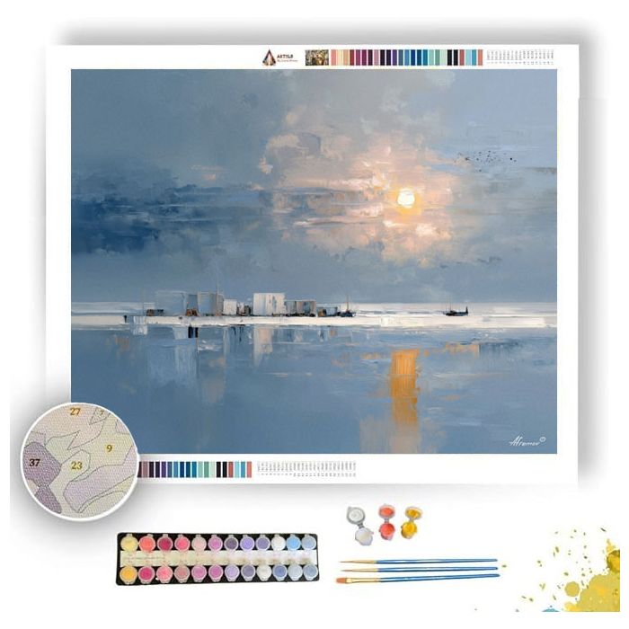 SOFT PAUSE BALANCE - Paint by Numbers Full Kit