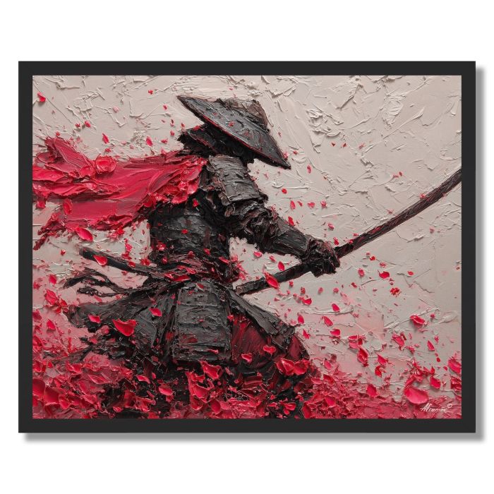 HONOR WIND CRIMSON - FRAMED
