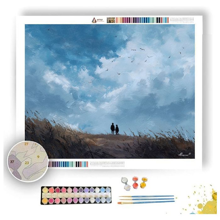 JOINED SHARED TOGETHER - Paint by Numbers Full Kit