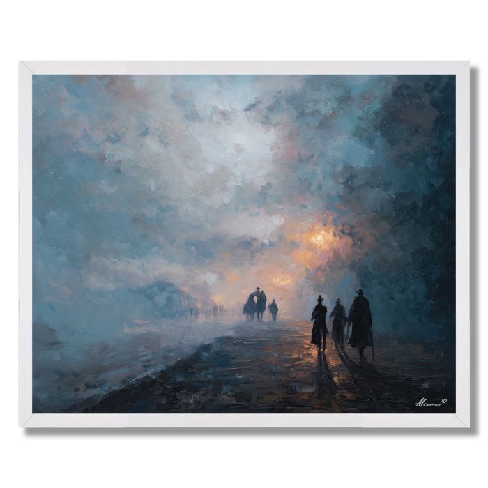 FOG SMOKE SHADOW - FRAMED