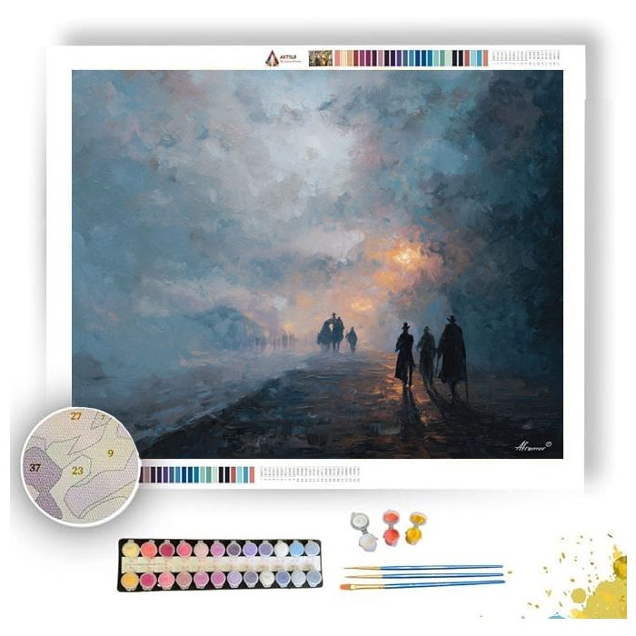 FOG SMOKE SHADOW - Paint by Numbers Full Kit