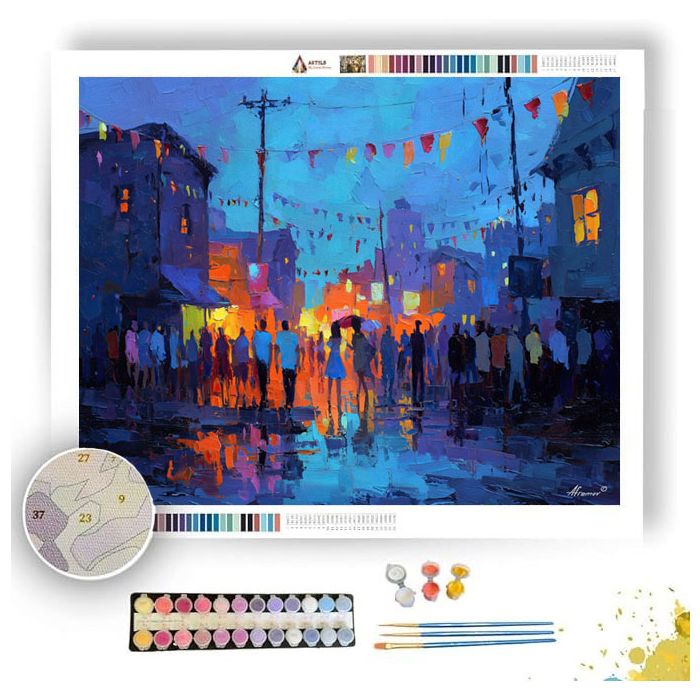 POP HAPPY FUN - Paint by Numbers Full Kit