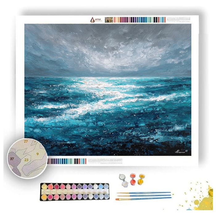 DRIFT PEARL BLUE - Paint by Numbers Full Kit